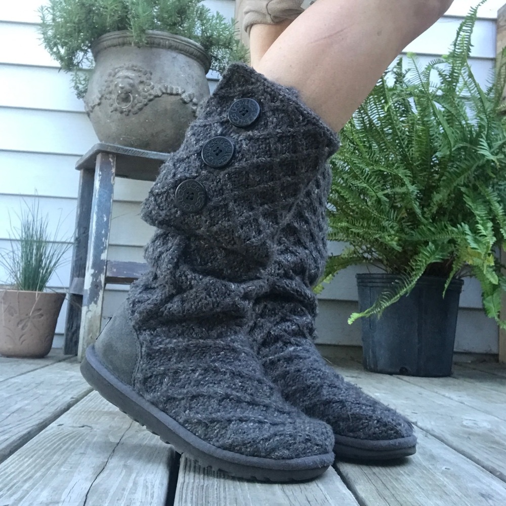 Woven wool knit UGGS